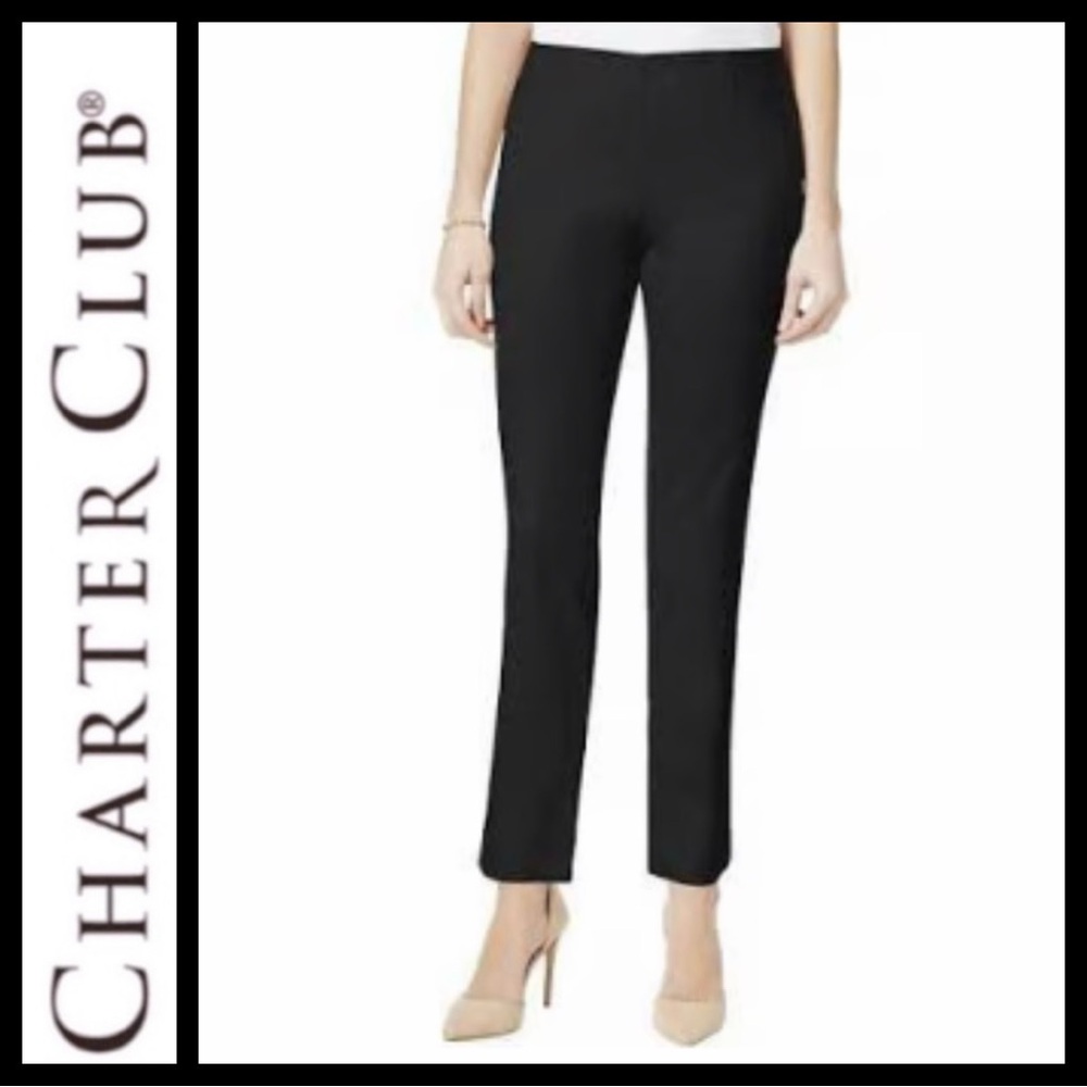 Charter Club Women's Black Essential Pants